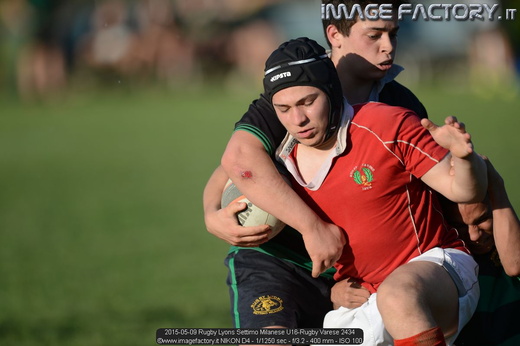 2015-05-09 Rugby Lyons Settimo Milanese U16-Rugby Varese 2434